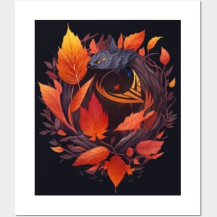 autumn leaf's Posters and Art